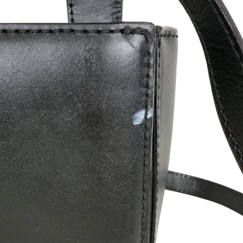 Kate Spade New York Black Leather Crossbody Bag *Flawed*